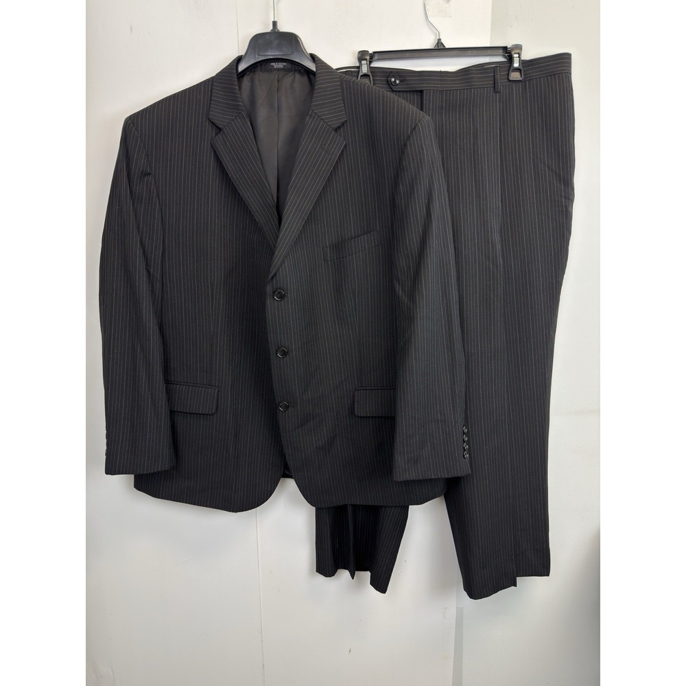 Jones New York Black Pinstripe Suit